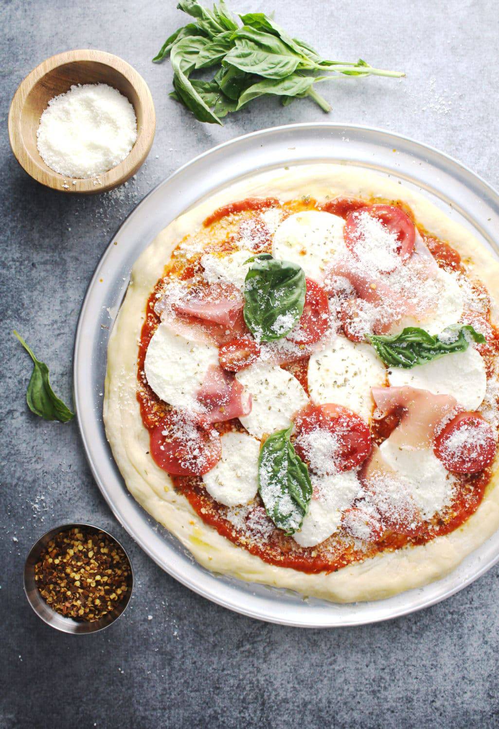 Prosciutto Mozzarella Pizza - Aimee Mars