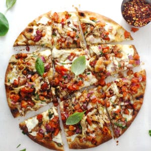 Bruschetta Chicken Pizza Aimee Mars