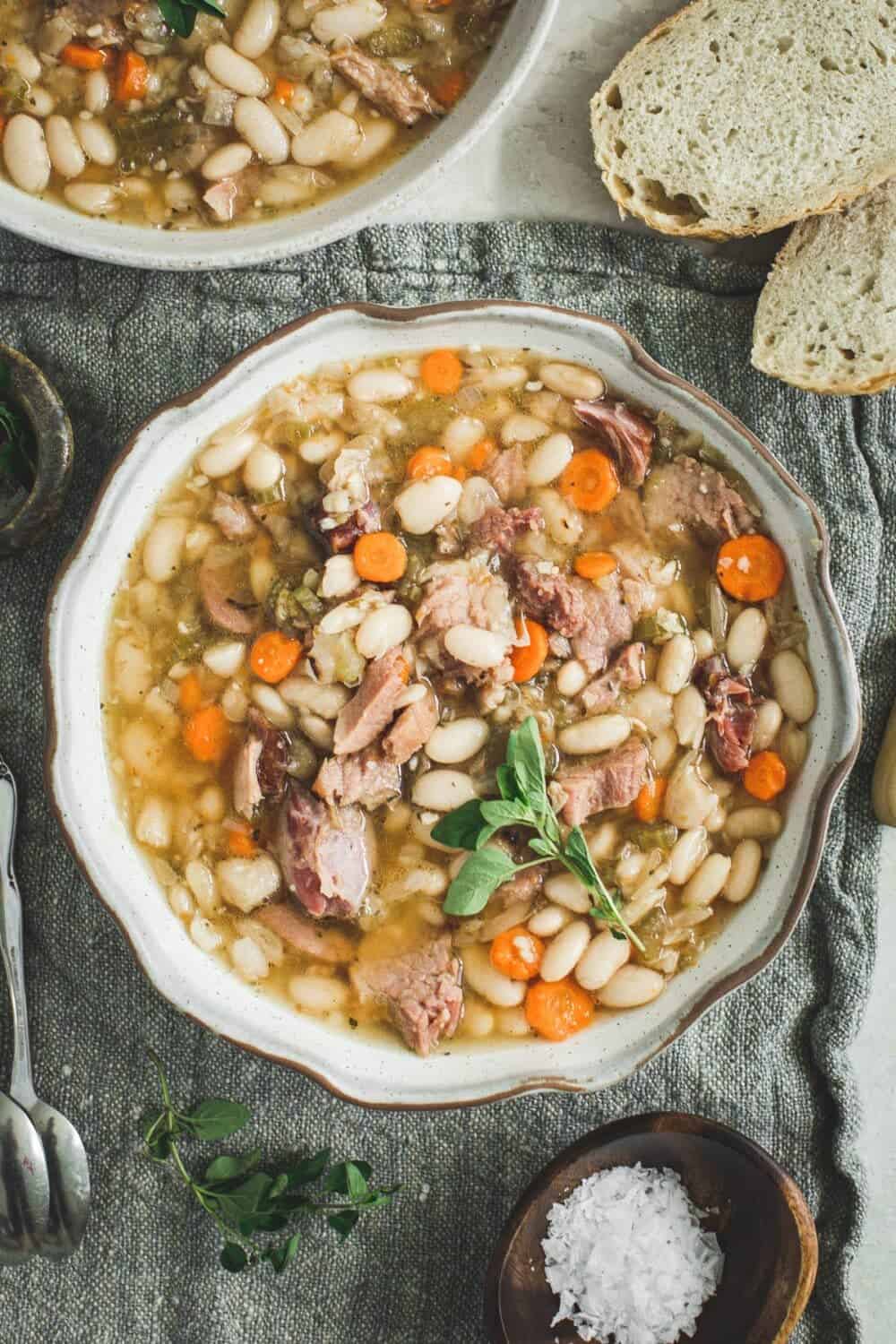 Ham And White Bean Soup - Aimee Mars