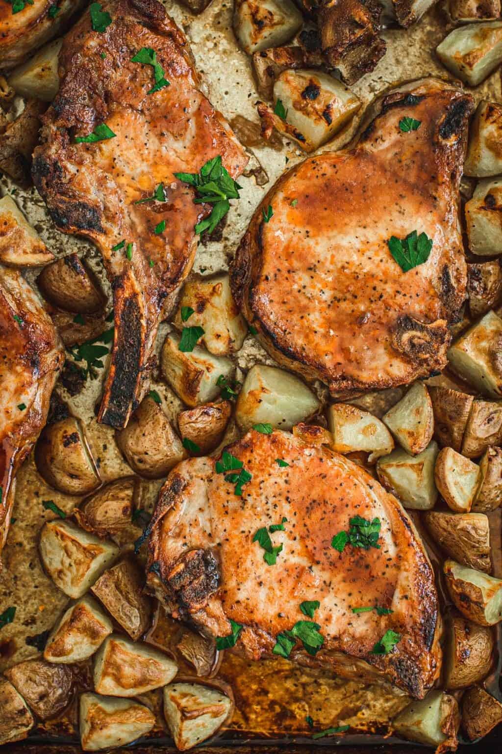 Oven Baked Pork Chops - Aimee Mars