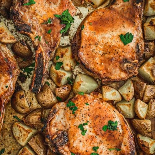 Pork chops oven baked best sale